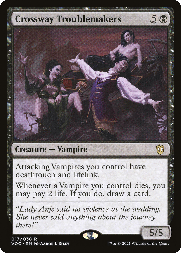 Crossway Troublemakers (VOC-017) [Crimson Vow Commander]