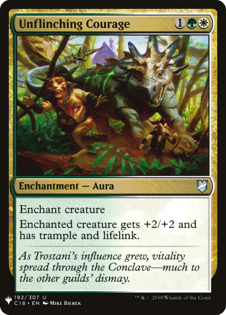 Unflinching Courage (LIST-C18-192) [The List]