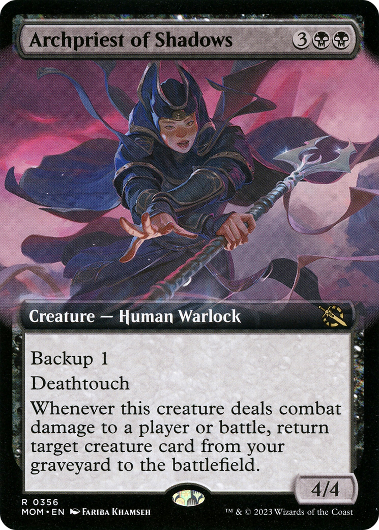 Archpriest of Shadows (Extended Art) (MOM-356) [March of the Machine]