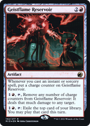 Geistflame Reservoir (PRE-142S) [Innistrad: Midnight Hunt Promos] Foil