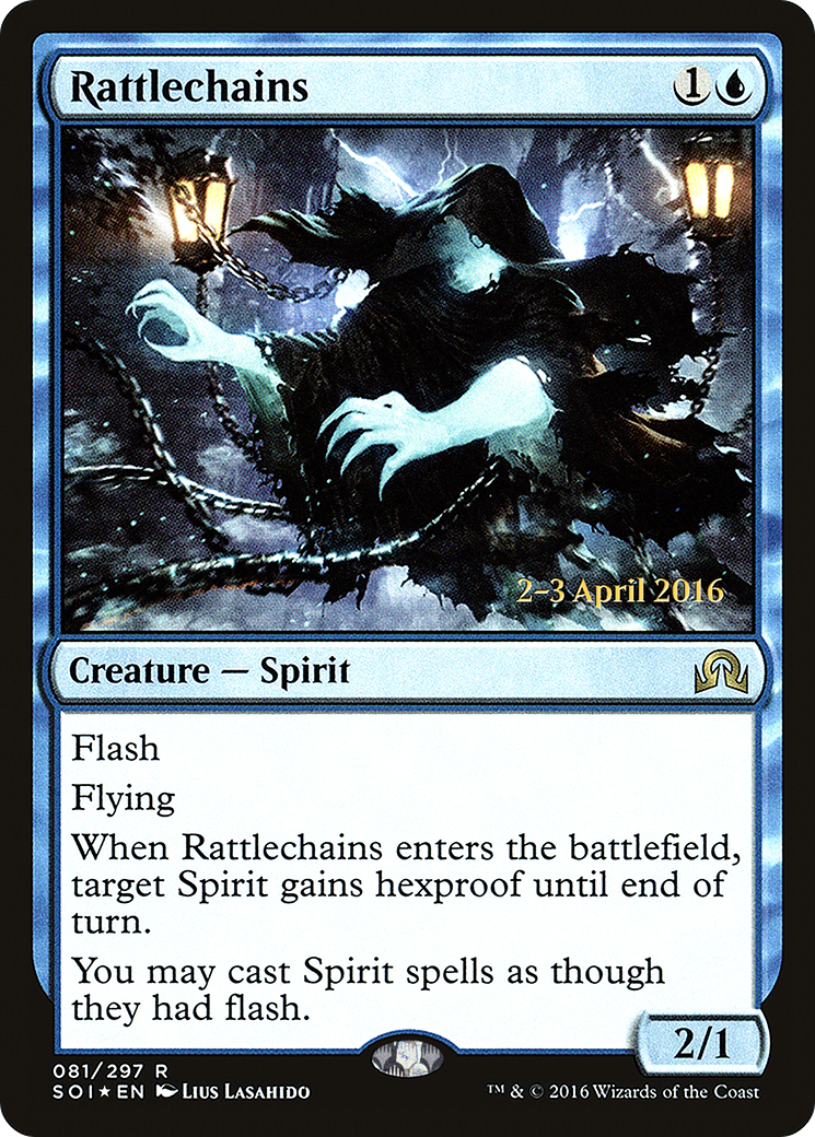 Rattlechains (PRE-81S) [Shadows over Innistrad Promos] Foil
