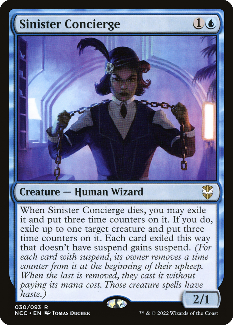 Sinister Concierge (NCC-030) [New Capenna Commander]