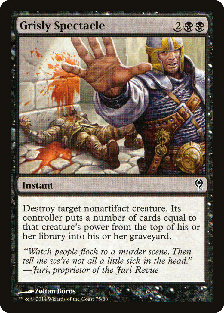 Grisly Spectacle (DDM-075) [Duel Decks: Jace vs. Vraska]