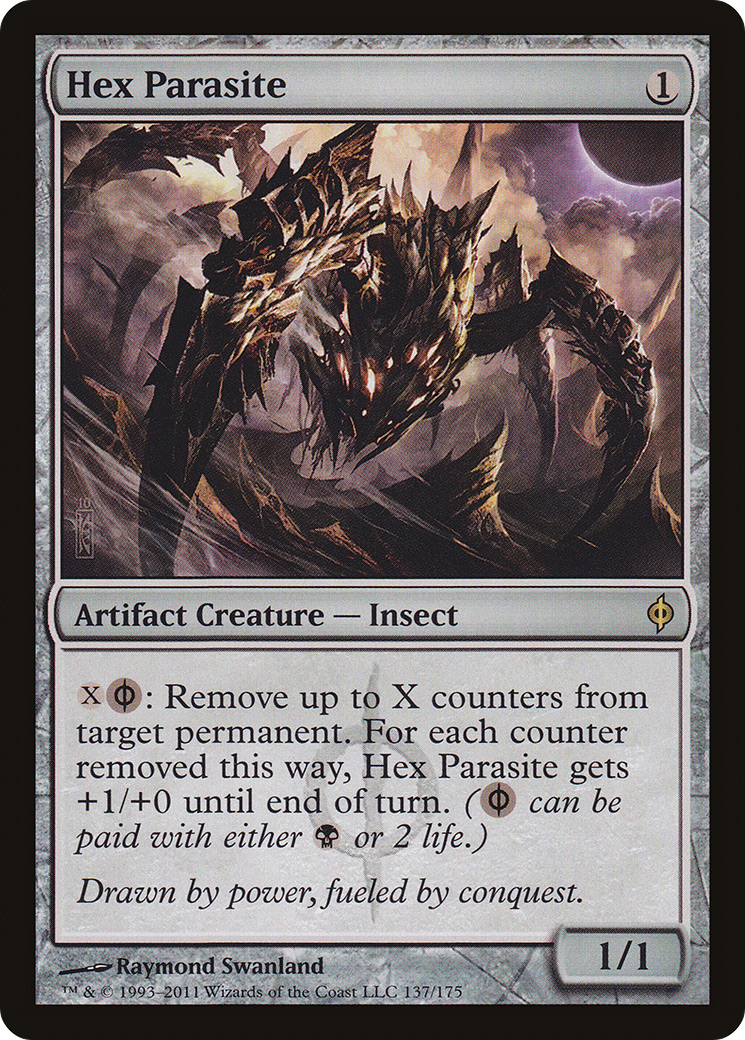 Hex Parasite (NPH-137) [New Phyrexia] Foil