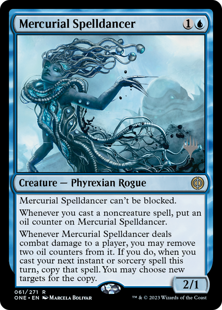 Mercurial Spelldancer (PPONE-61P) [Phyrexia: All Will Be One Promos]