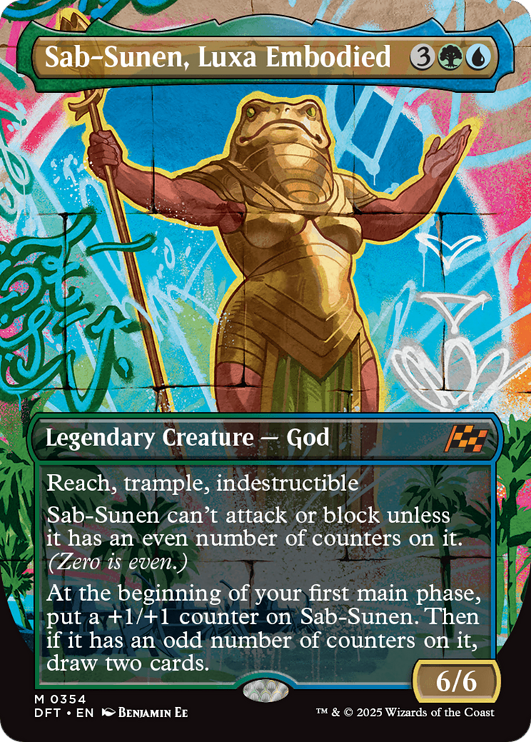 Sab-Sunen, Luxa Embodied (DFT-354) [Aetherdrift] (Borderless) Foil