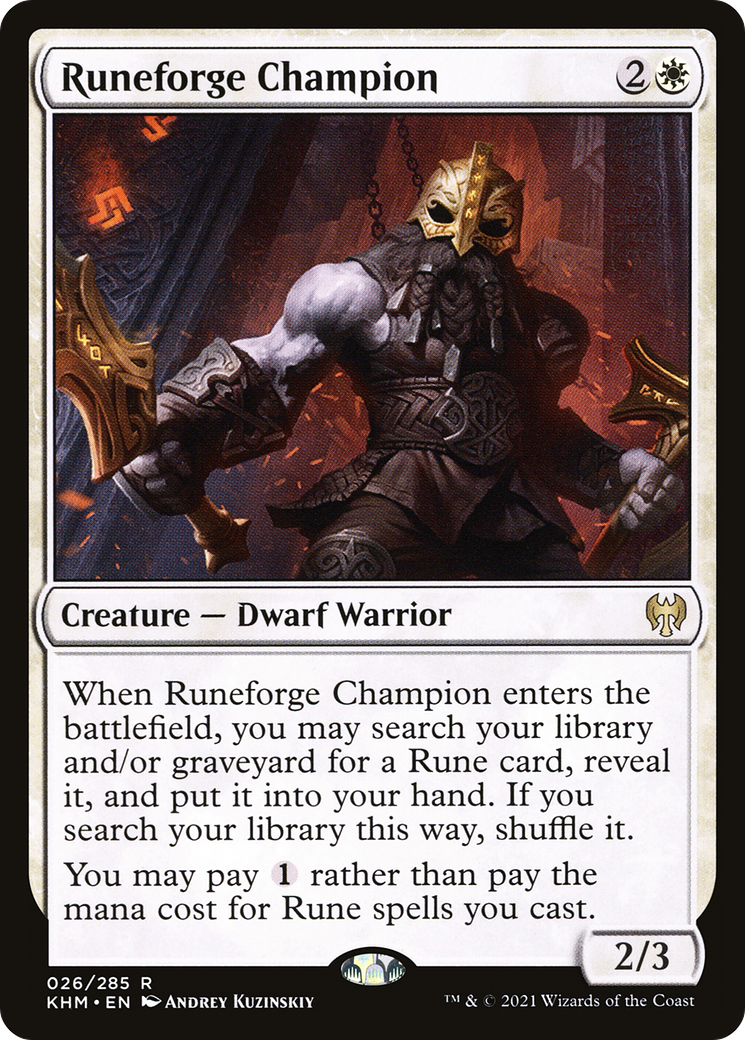 Runeforge Champion (KHM-026) [Kaldheim]