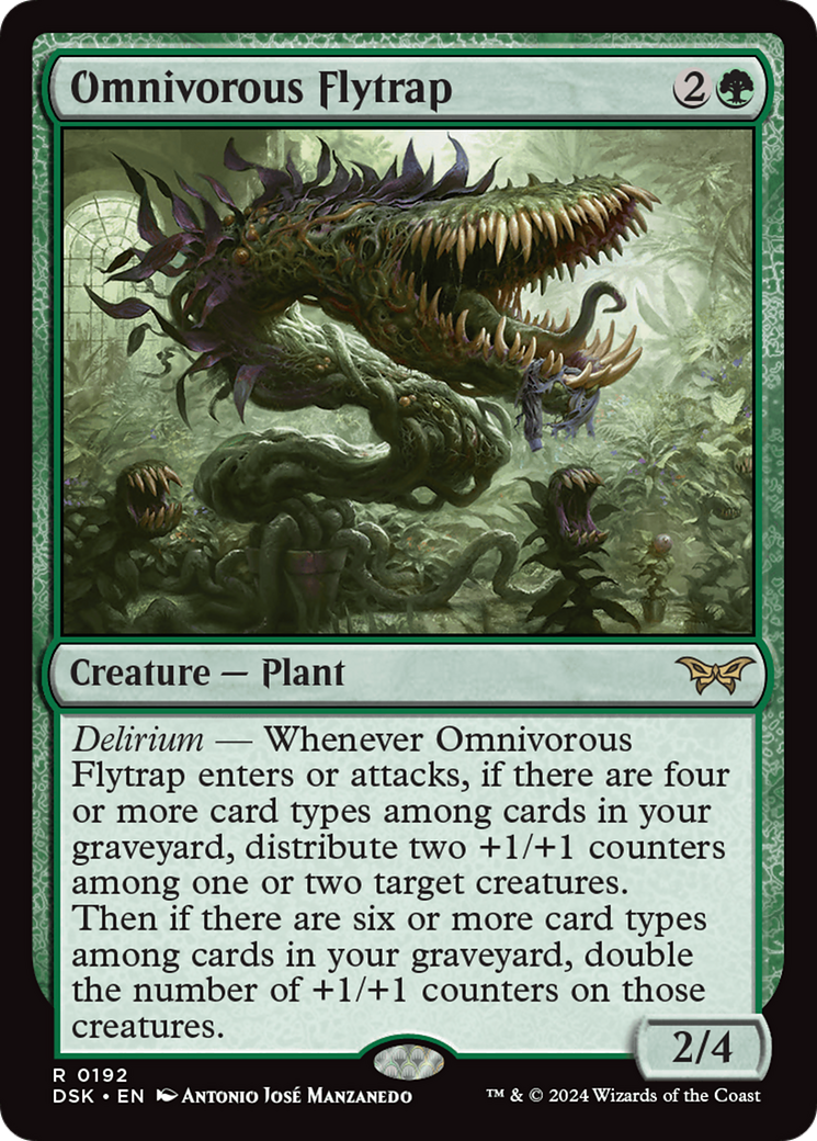 Omnivorous Flytrap (DSK-192) [Duskmourn: House of Horror] Foil
