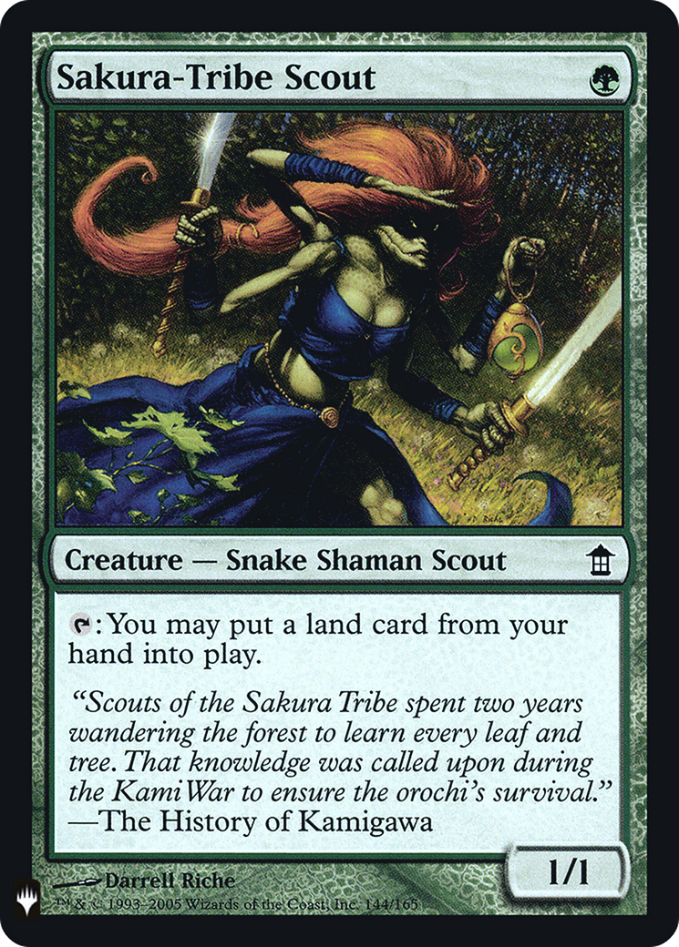 Sakura-Tribe Scout (LIST-SOK-144) [The List] Foil