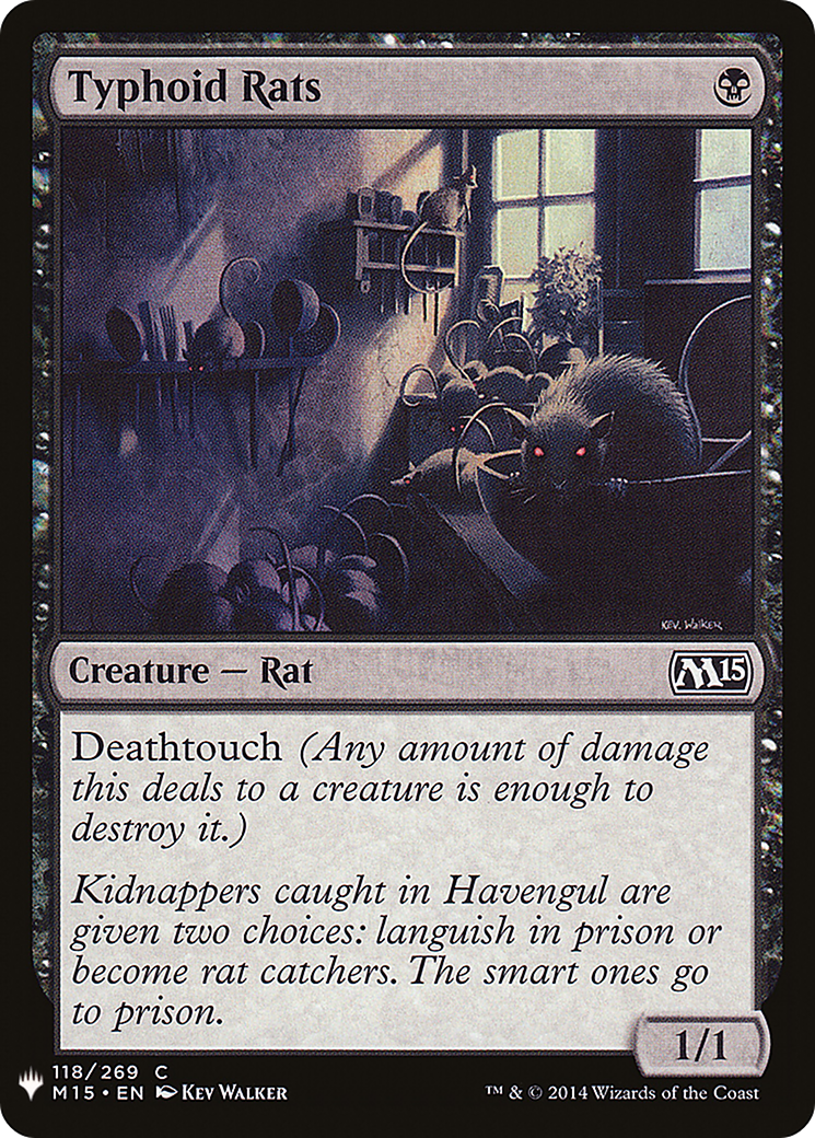 Typhoid Rats (LIST-M15-118) [The List]