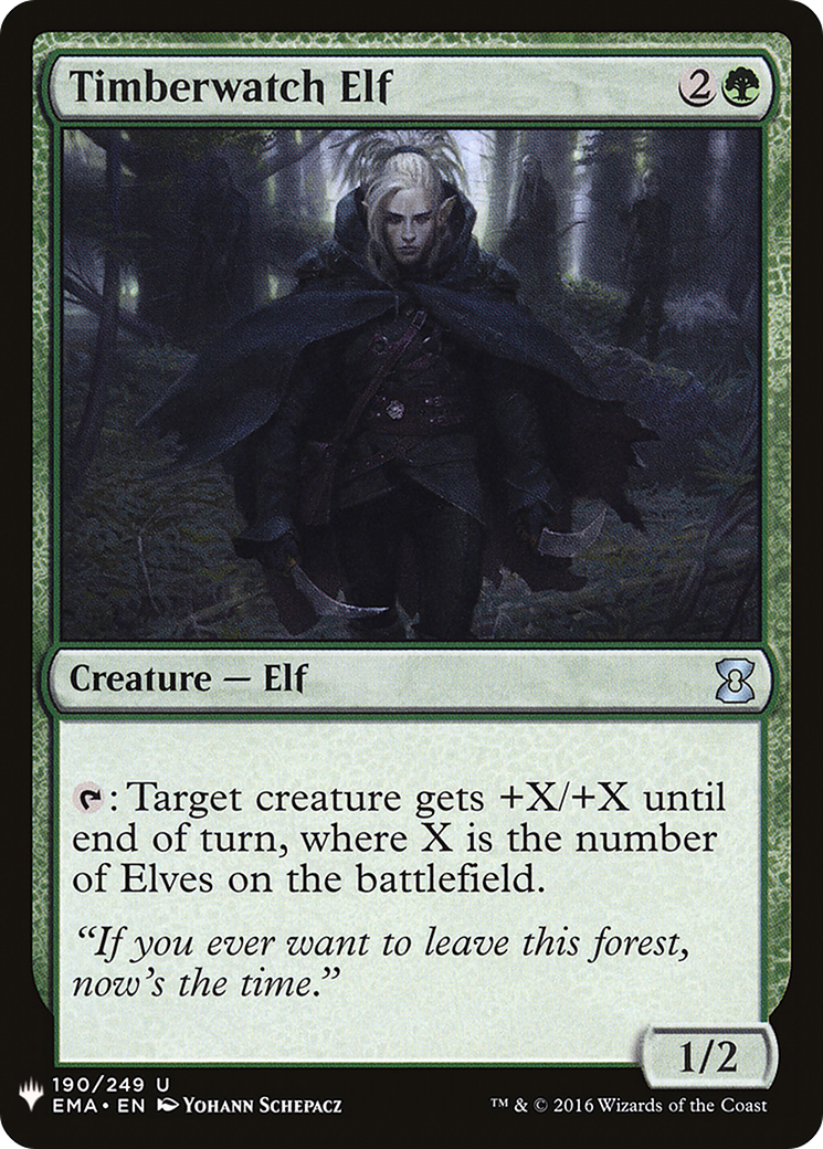 Timberwatch Elf (LIST-EMA-190) [The List]
