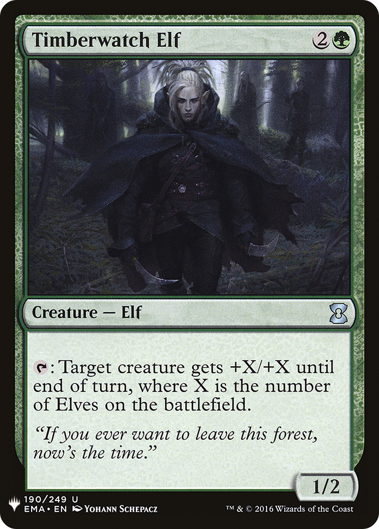 Timberwatch Elf (LIST-EMA-190) [The List]