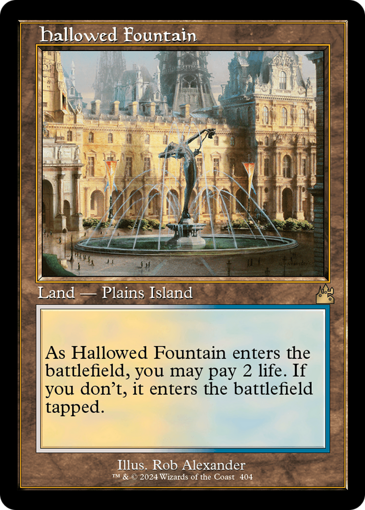 Hallowed Fountain (RVR-404) [Ravnica Remastered] Foil