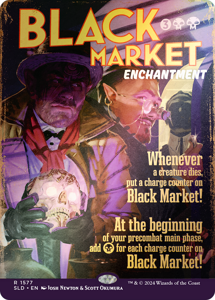 Black Market (SLD-1577★) [Secret Lair Drop] (Borderless) Foil