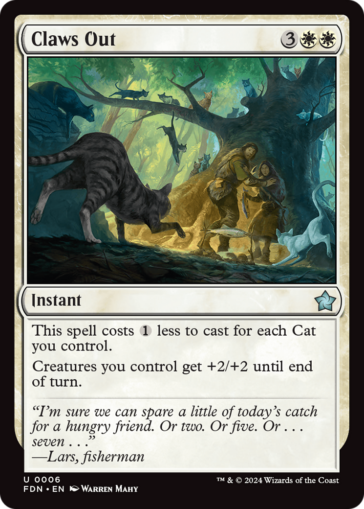 Claws Out (FDN-006) [Foundations] Foil