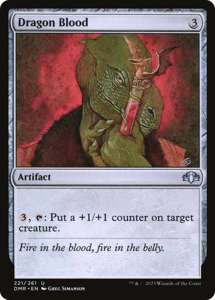 Dragon Blood (DMR-221) [Dominaria Remastered] Foil
