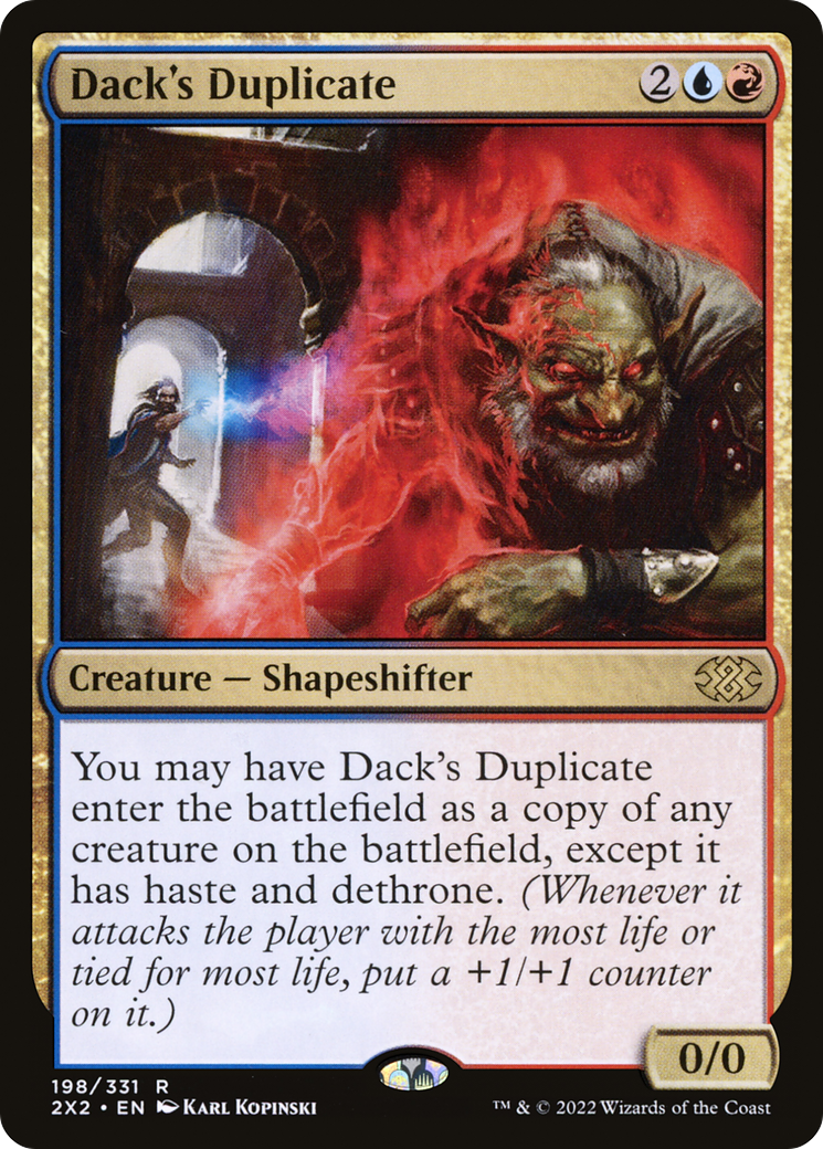 Dack's Duplicate (2X2-198) [Double Masters 2022]