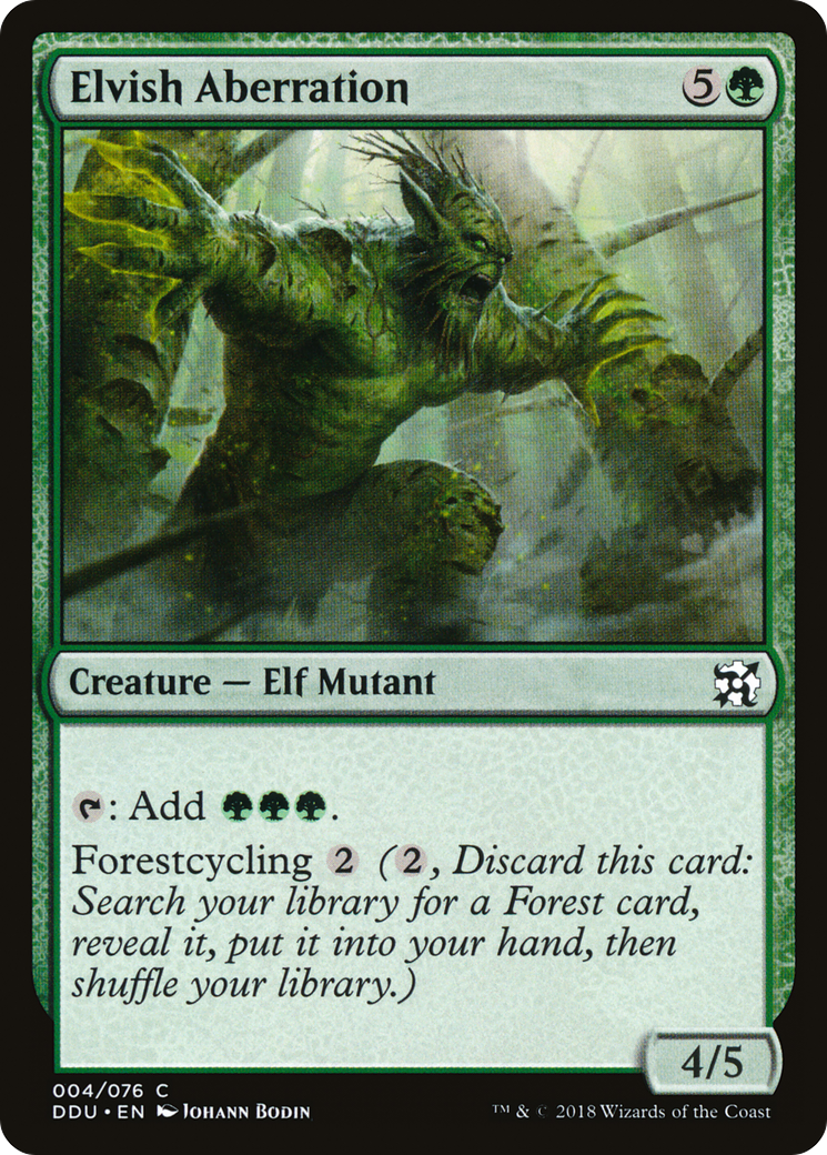 Elvish Aberration (DDU-004) [Duel Decks: Elves vs. Inventors]