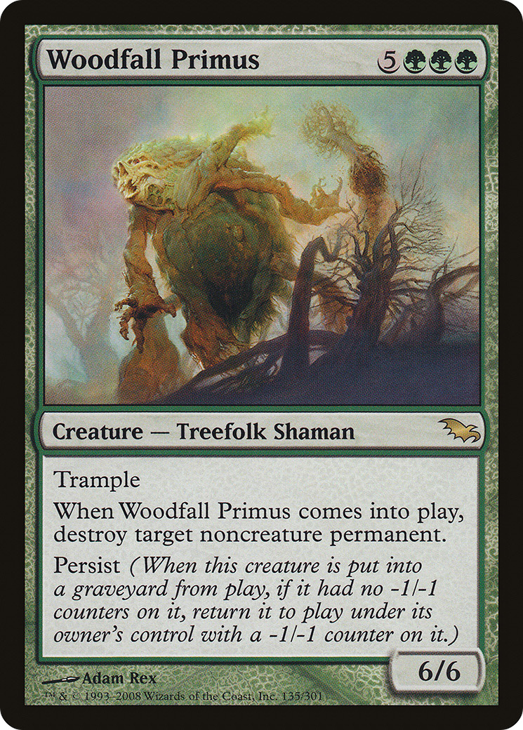 Woodfall Primus (SHM-135) [Shadowmoor] Foil