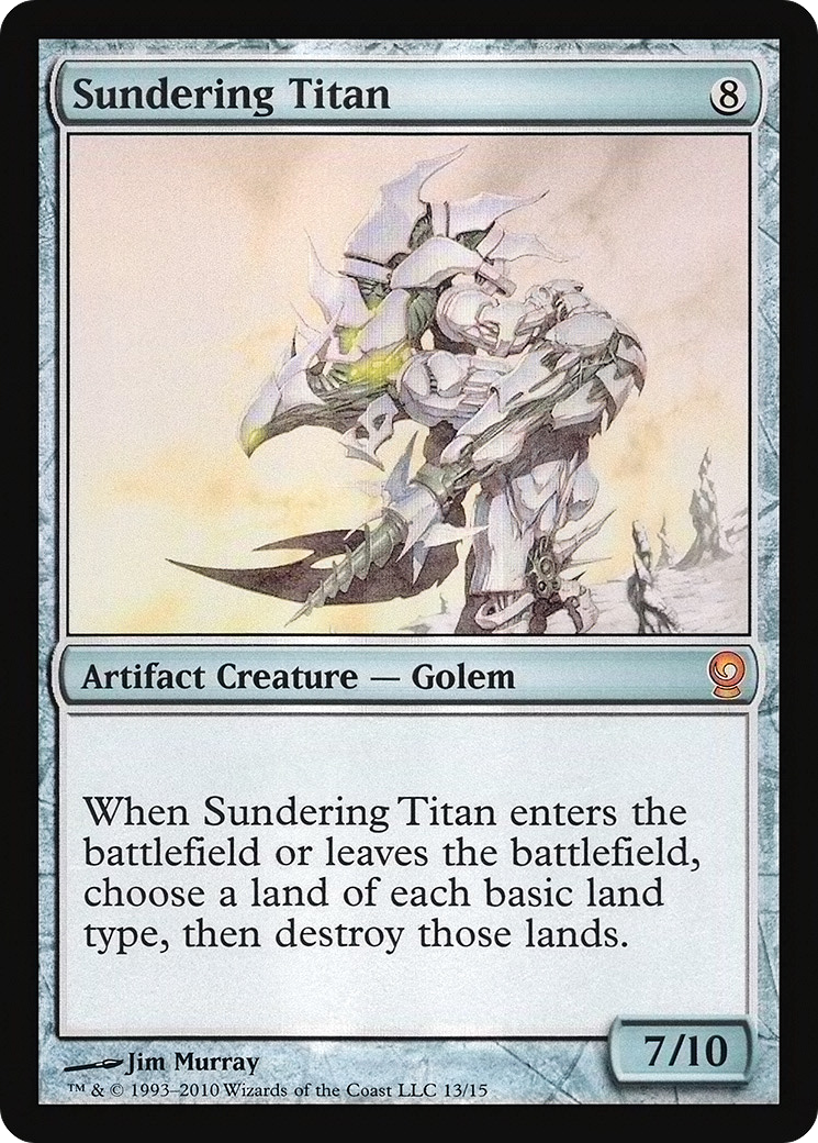 Sundering Titan (V10-013) [From the Vault: Relics] Foil