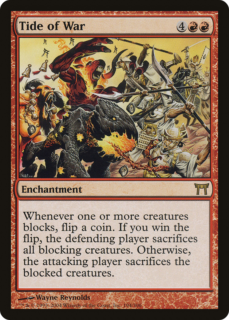 Tide of War (CHK-194) [Champions of Kamigawa] Foil