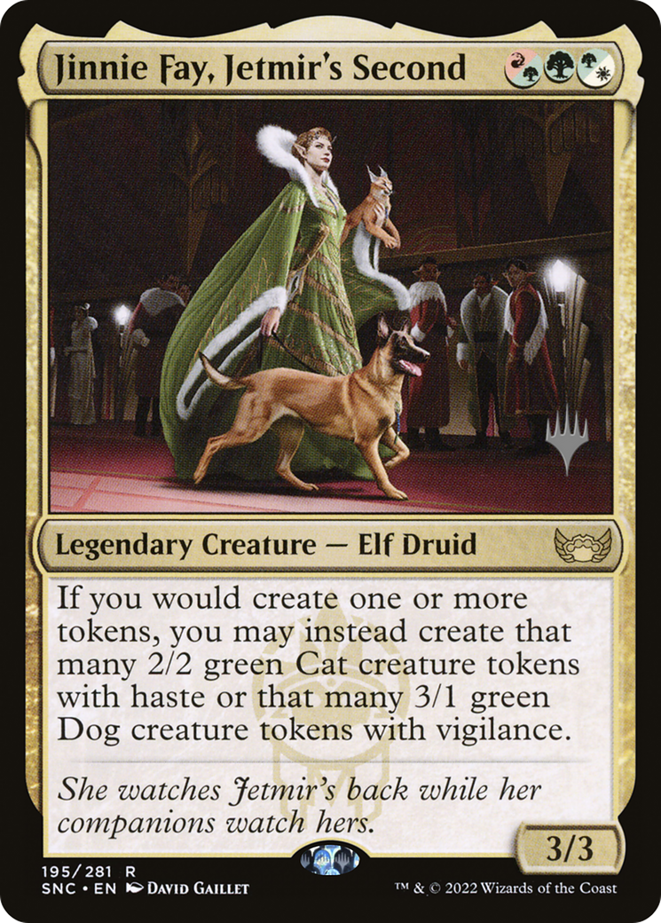 Jinnie Fay, Jetmir's Second (PPSNC-195) [Promo Pack: Streets of New Capenna Promos] Foil