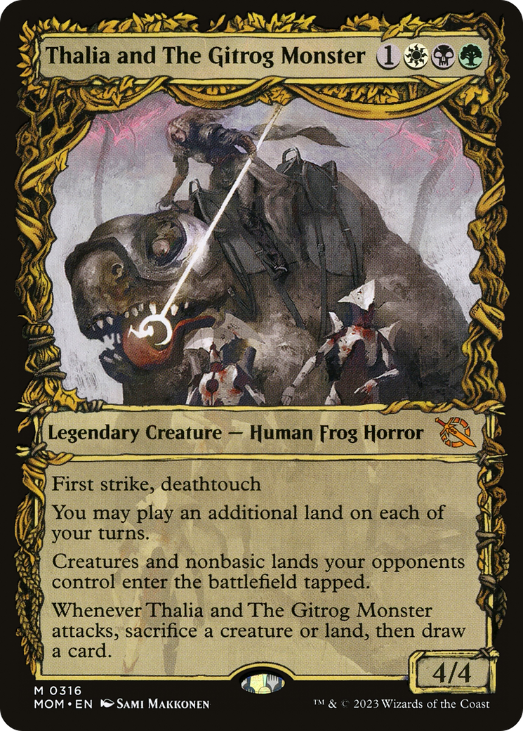 Thalia and The Gitrog Monster (Showcase) (MOM-316) [March of the Machine]
