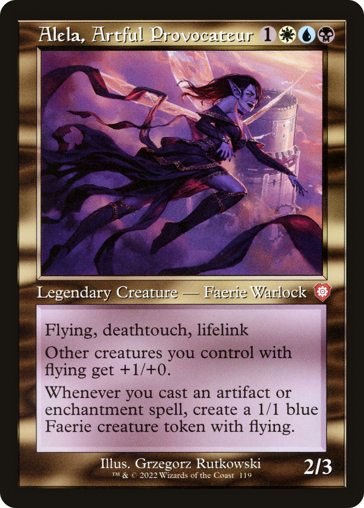 Alela, Artful Provocateur (BRC-119) [The Brothers' War Commander]
