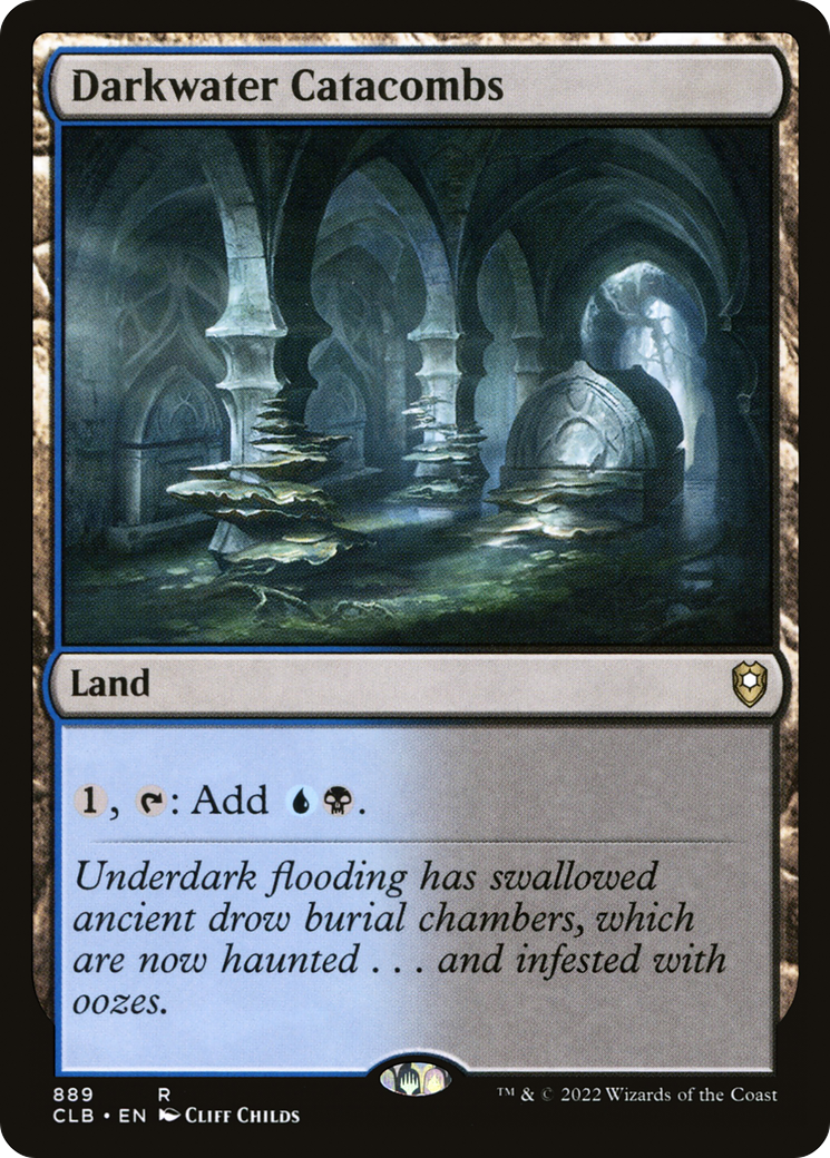Darkwater Catacombs (CLB-889) [Commander Legends: Battle for Baldur's Gate]