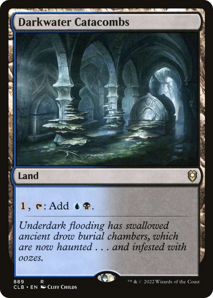 Darkwater Catacombs (CLB-889) [Commander Legends: Battle for Baldur's Gate]