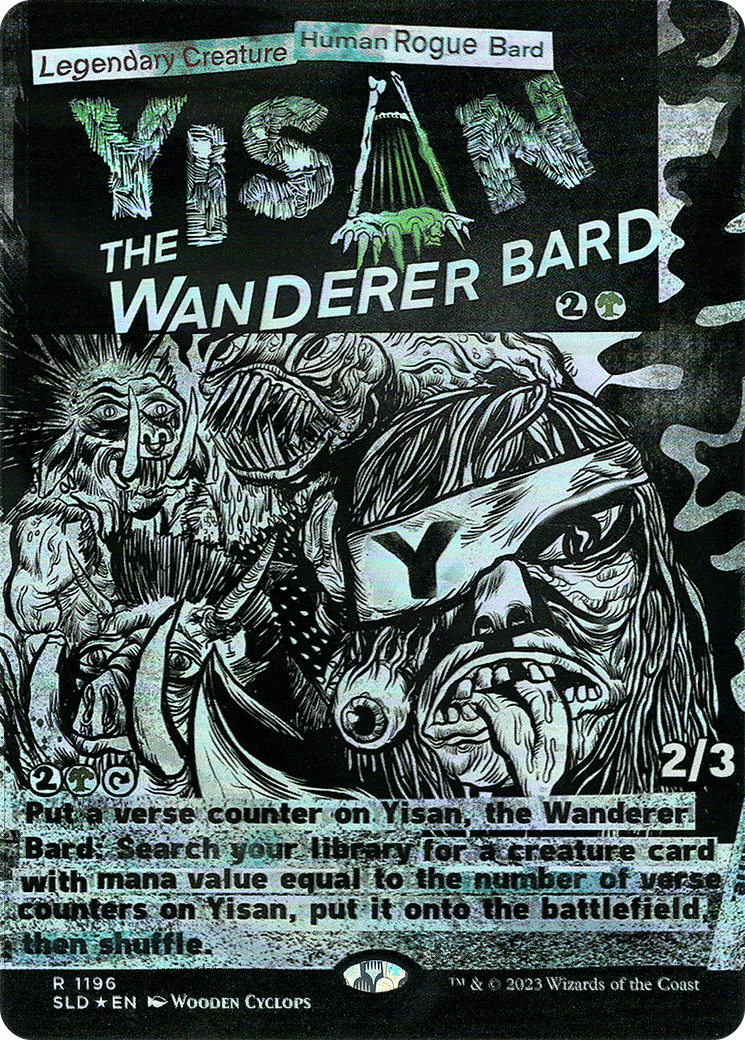 Yisan, the Wanderer Bard (SLD-1196) [Secret Lair Drop] (Borderless) Foil