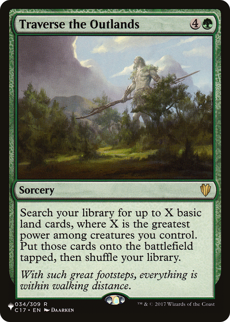 Traverse the Outlands (LIST-C17-34) [The List]