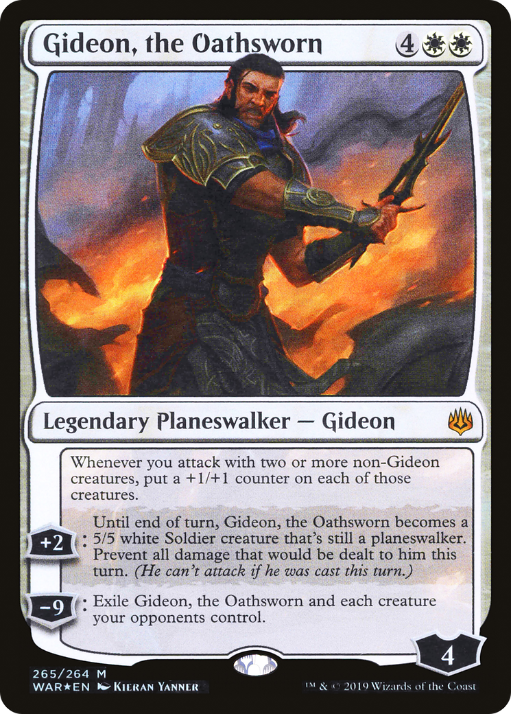 Gideon, the Oathsworn (WAR-265) [War of the Spark] Foil