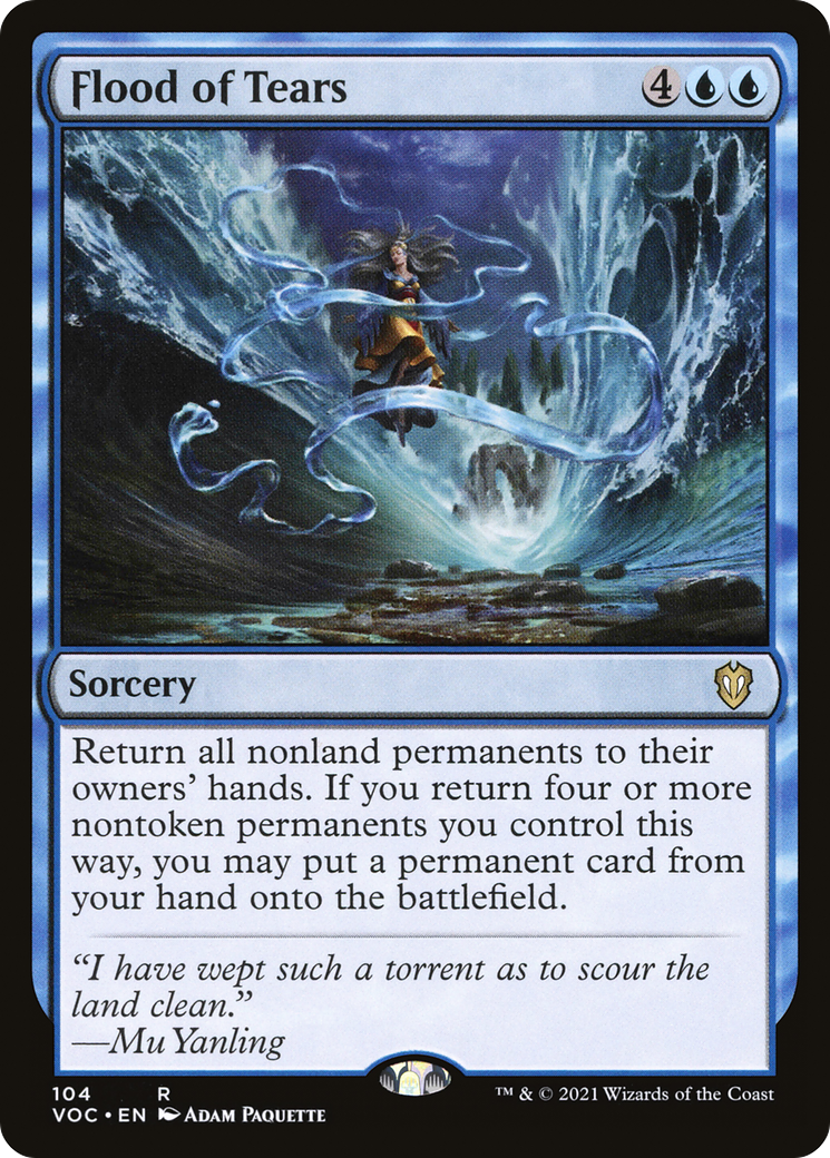 Flood of Tears (VOC-104) [Crimson Vow Commander]
