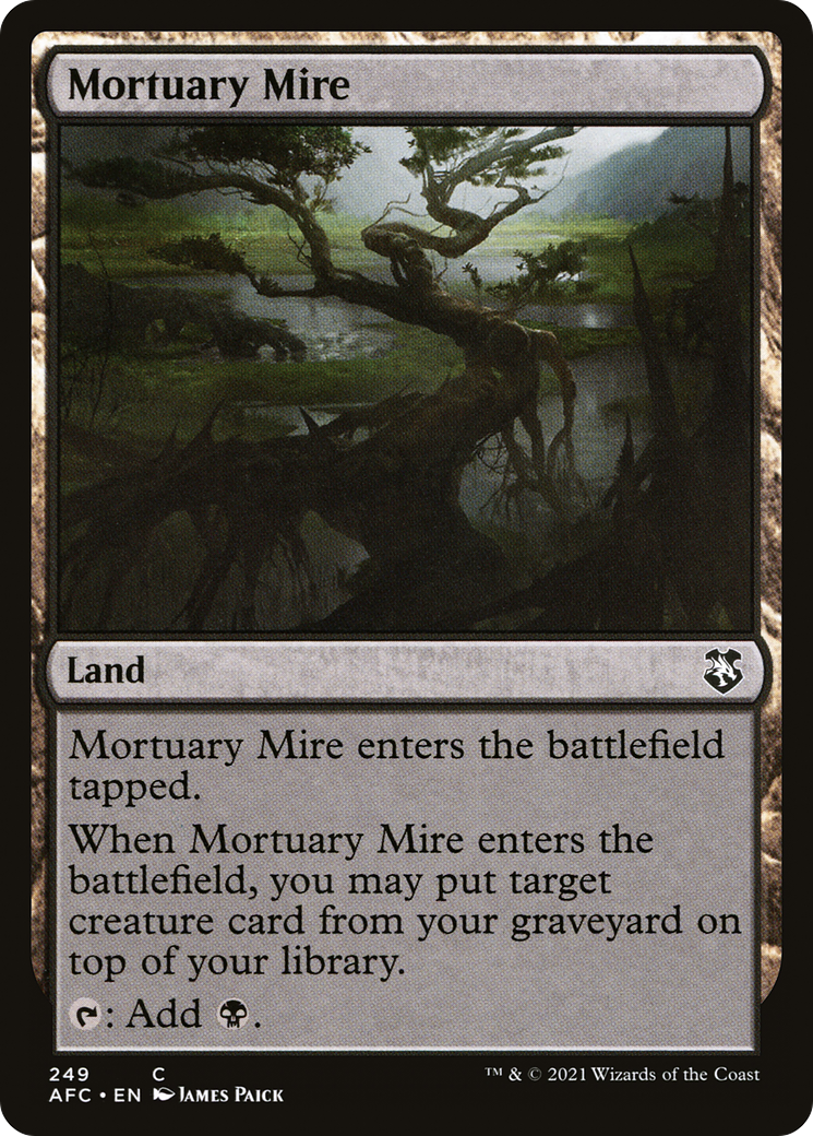 Mortuary Mire (AFC-249) [Forgotten Realms Commander]