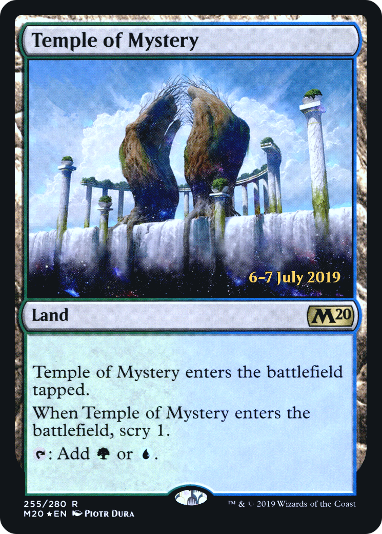 Temple of Mystery (M20) (PRE-255S) [Core Set 2020 Promos] Foil
