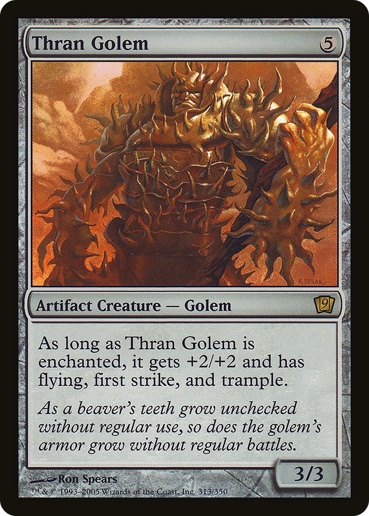 Thran Golem [Ninth Edition] Foil