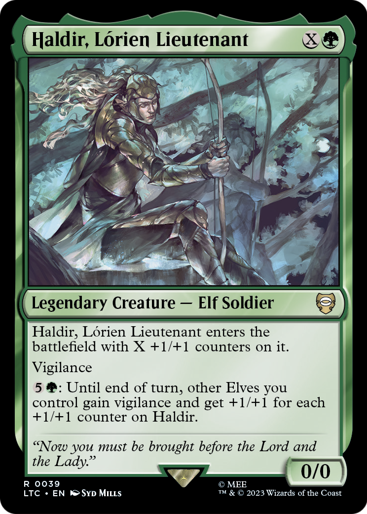 Haldir, Lorien Lieutenant (LTC-039) [Tales of Middle-earth Commander]