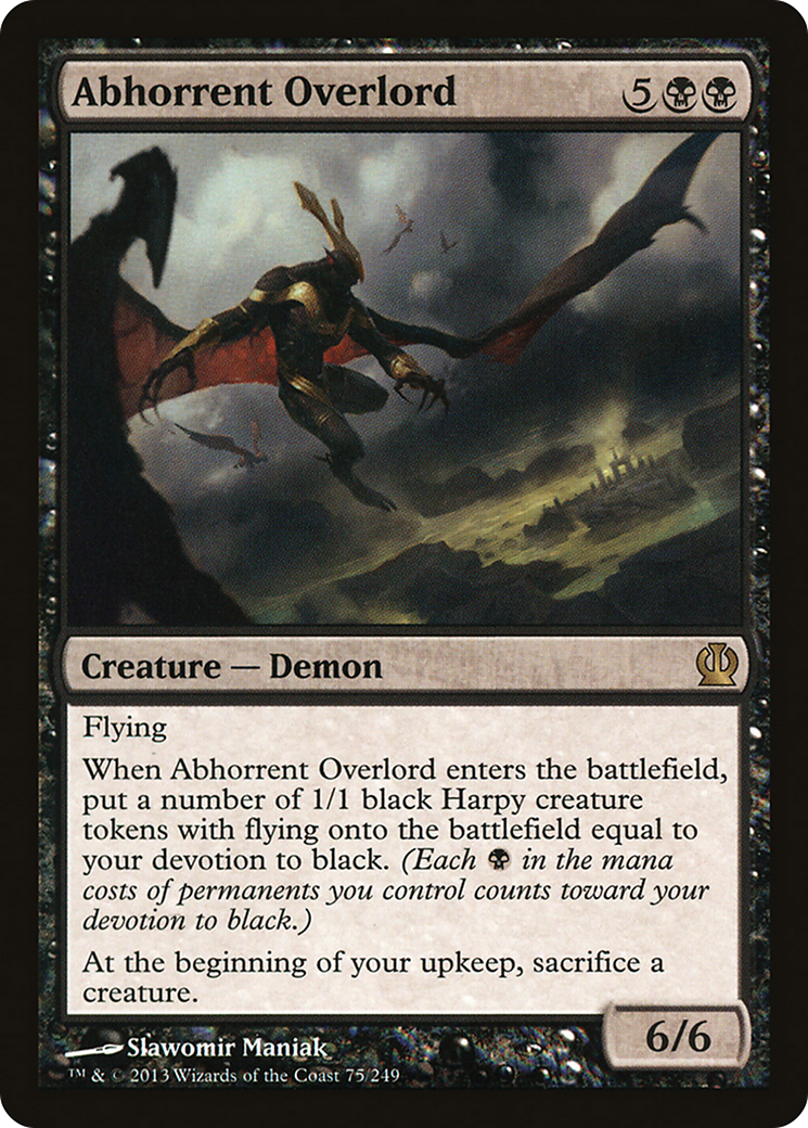 Abhorrent Overlord (THS-075) [Theros]
