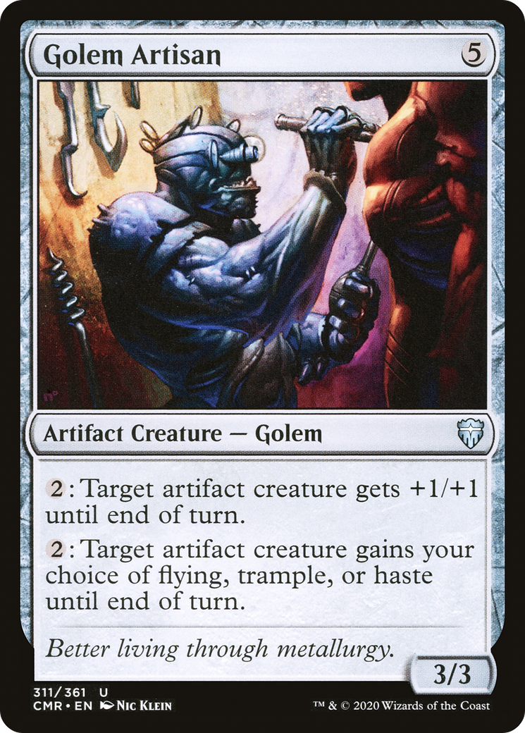 Golem Artisan (CMR-311) [Commander Legends] Foil