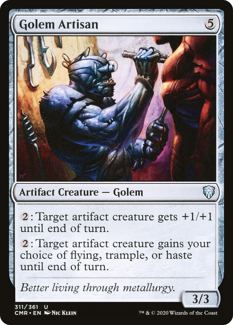 Golem Artisan (CMR-311) [Commander Legends] Foil