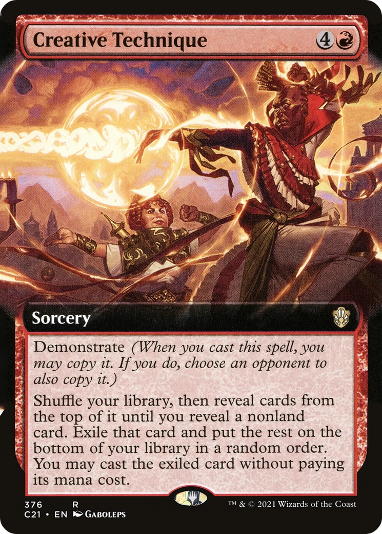Creative Technique (Extended Art) (C21-376) [Commander 2021]