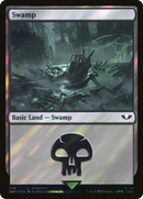 Swamp (40K-314) (Surge Foil) [Warhammer 40,000 Commander] Foil