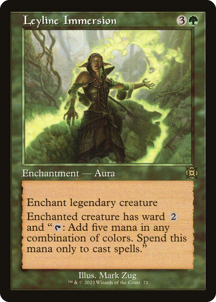 Leyline Immersion (MAT-071) [March of the Machine: The Aftermath]: (Showcase)