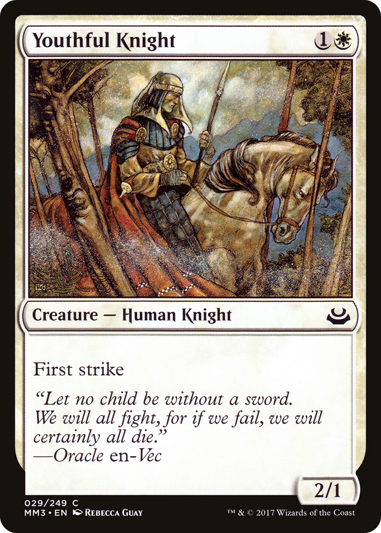 Youthful Knight (MM3-029) [Modern Masters 2017]
