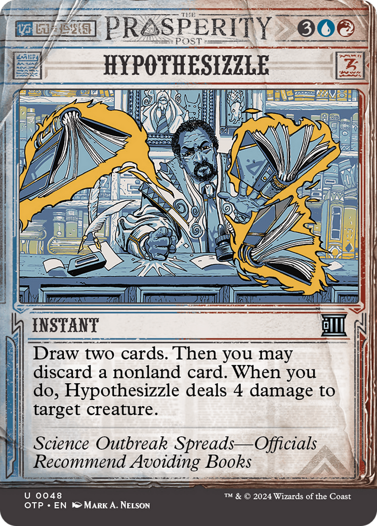 Hypothesizzle (OTP-048) [Breaking News]: (Showcase) (Borderless) Foil