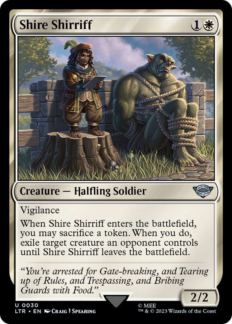 Shire Shirriff (LTR-030) [The Lord of the Rings: Tales of Middle-earth] Foil