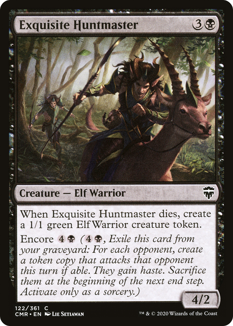 Exquisite Huntmaster (CMR-122) [Commander Legends]