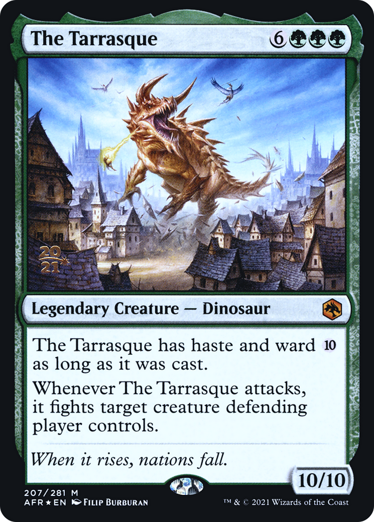 The Tarrasque (PRE-207S) [Adventures in the Forgotten Realms Promos] Foil