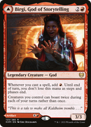 Birgi, God of Storytelling // Harnfel, Horn of Bounty (KHM-123) [Kaldheim] Foil